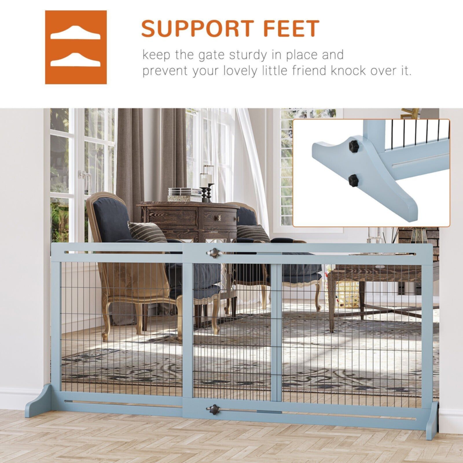 Dog gate 6 feet wide outlet