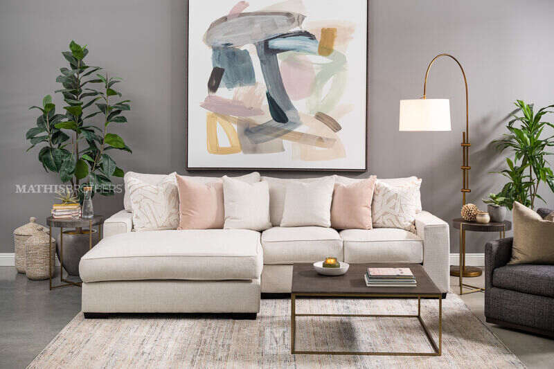 Troy Sofa With Chaise Mathis Home