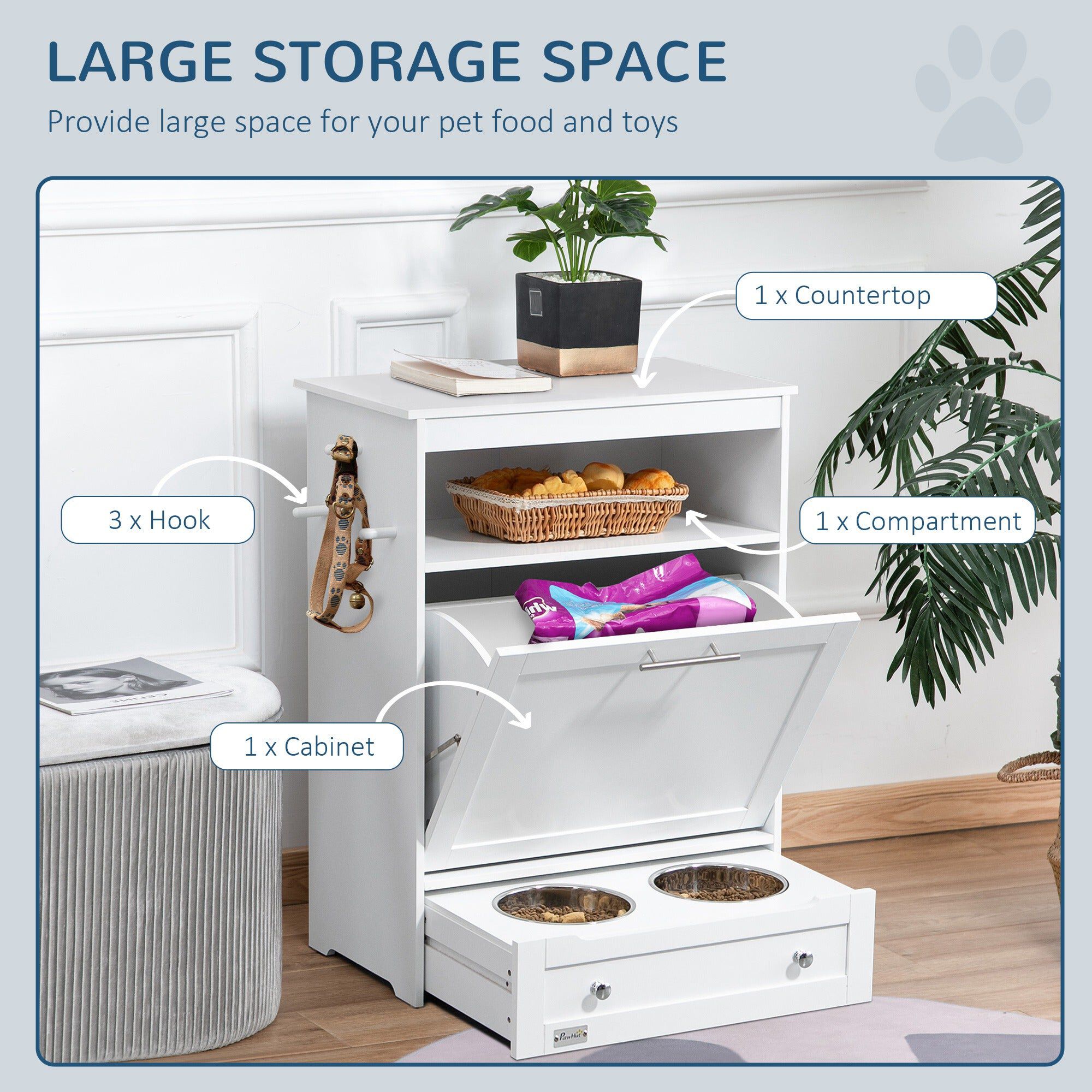 Pet shop feeder station