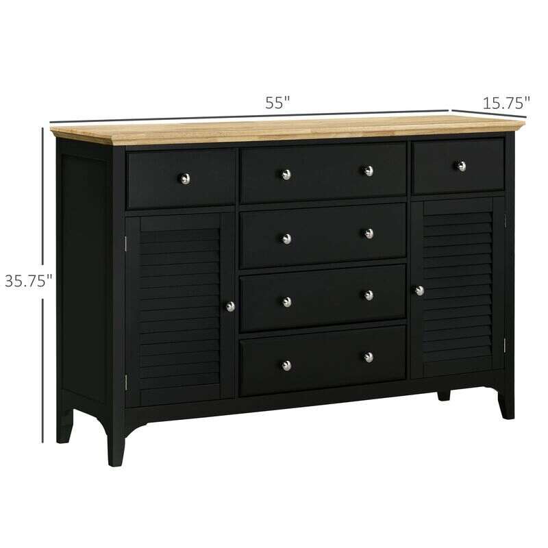 Halifax North America Modern 35.75 High Sideboard with Drawers | Mathis Home