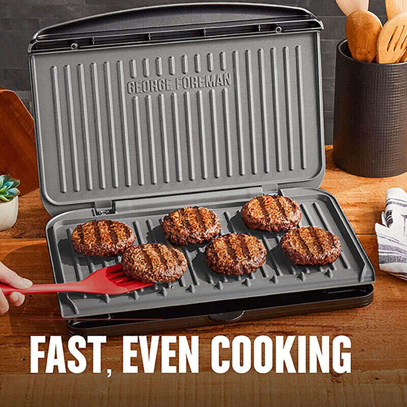 George Foreman 5 Serving Classic Plate Electric Indoor Grill and