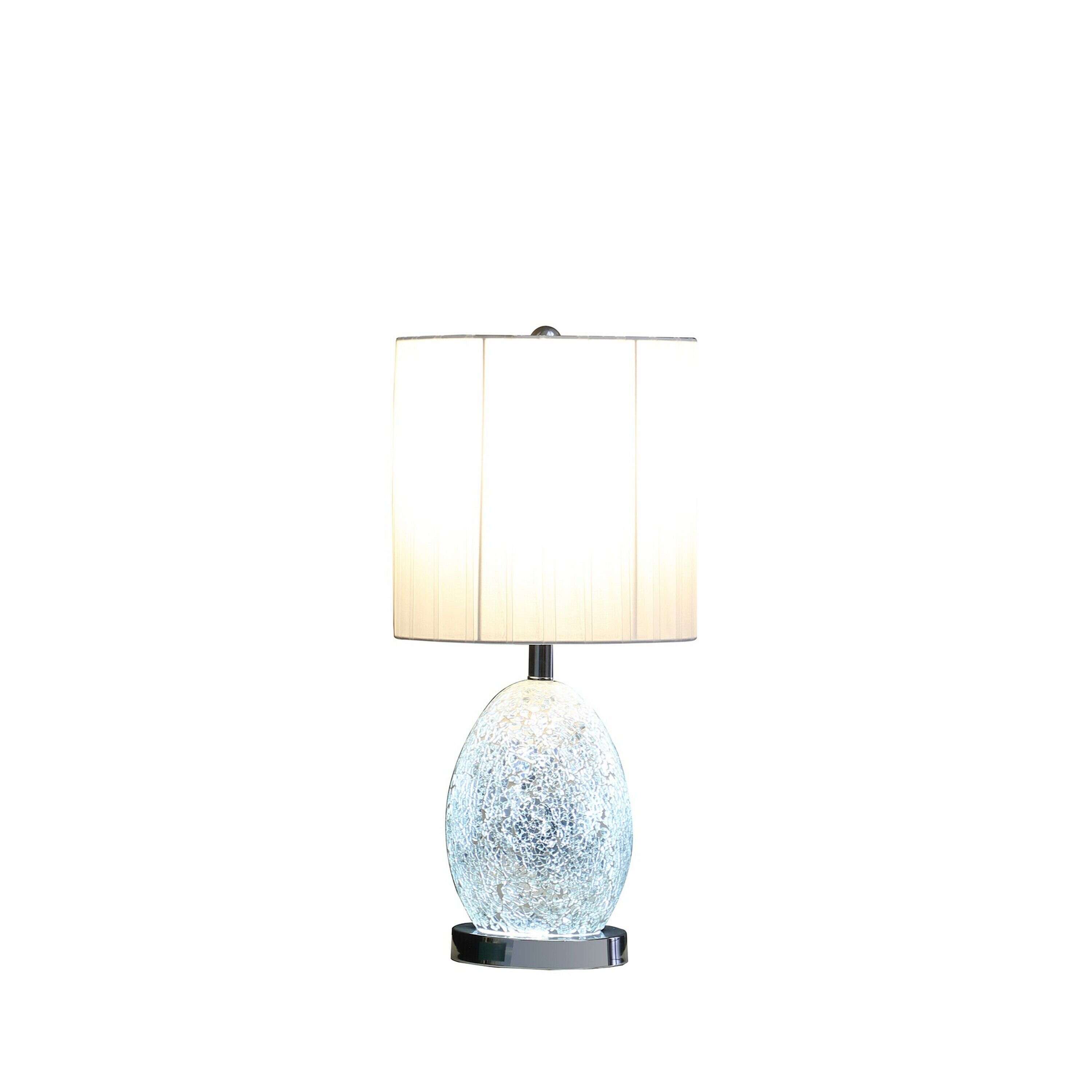 Crackle glass egg lamp best sale