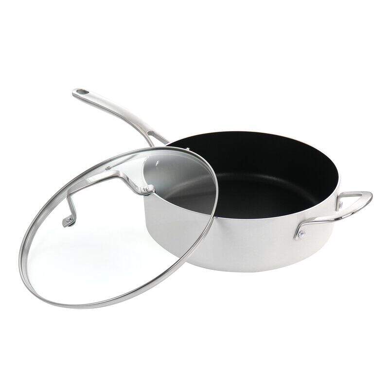 NEW Martha Stewart SIGNATURE 10 piece nonstick cookware set White