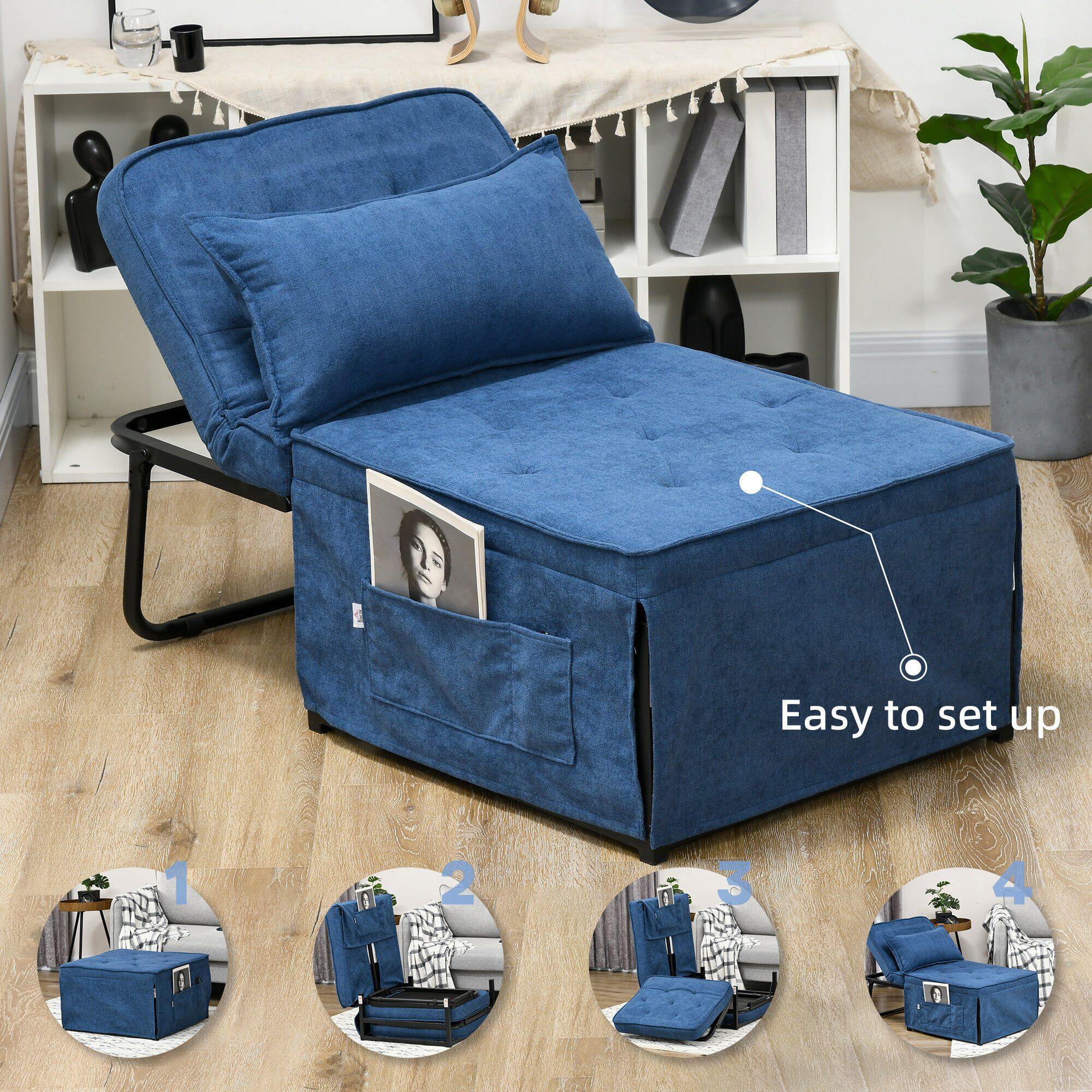 Sleeper ottoman chair clearance