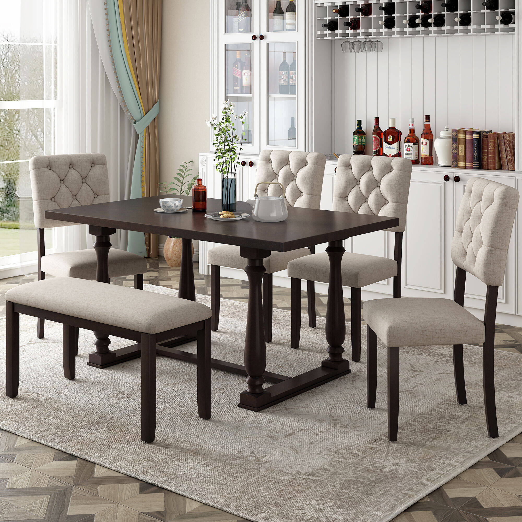 Merax dining outlet table set