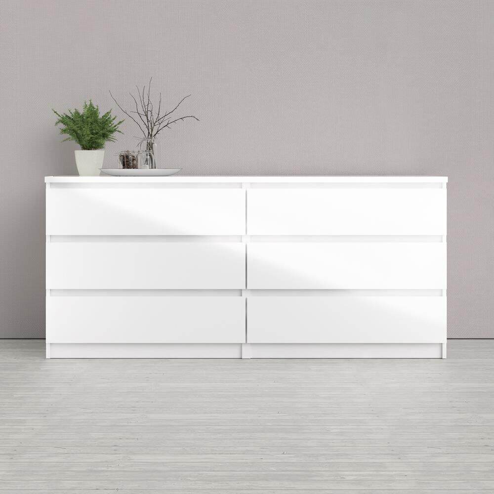 Tvilum 6 drawer dresser clearance white