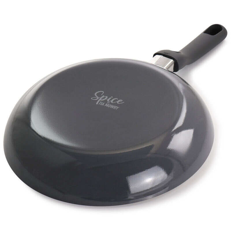 spice by tia mowry Spice by Tia Mowry Savory Saffron 2 Piece Ceramic  Nonstick Aluminum Frying Pan Set in Mint