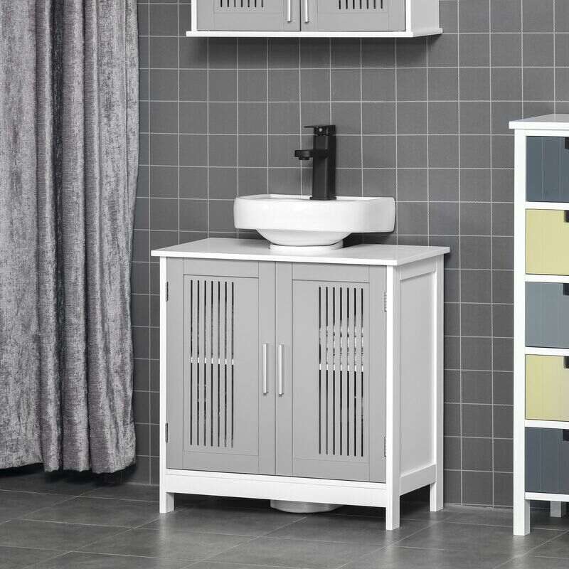 Non Pedestal Under Sink Storage Vanity Cabinet-Modern D (As Is Item) - Bed  Bath & Beyond - 29227483