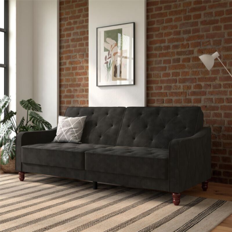 9 By Novogratz Vintage Tufted Sofa Sleeper Ii Review | Cabinets Matttroy