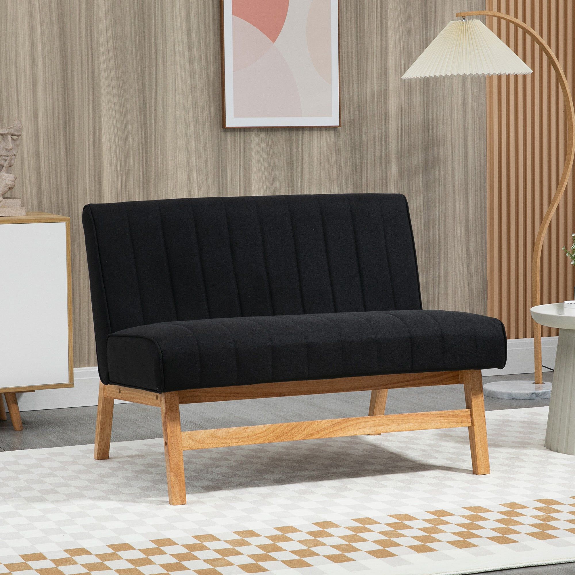 Black loveseat hotsell for bedroom