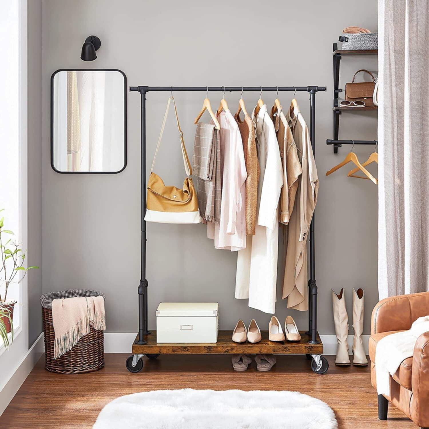 Industrial clearance garment rack