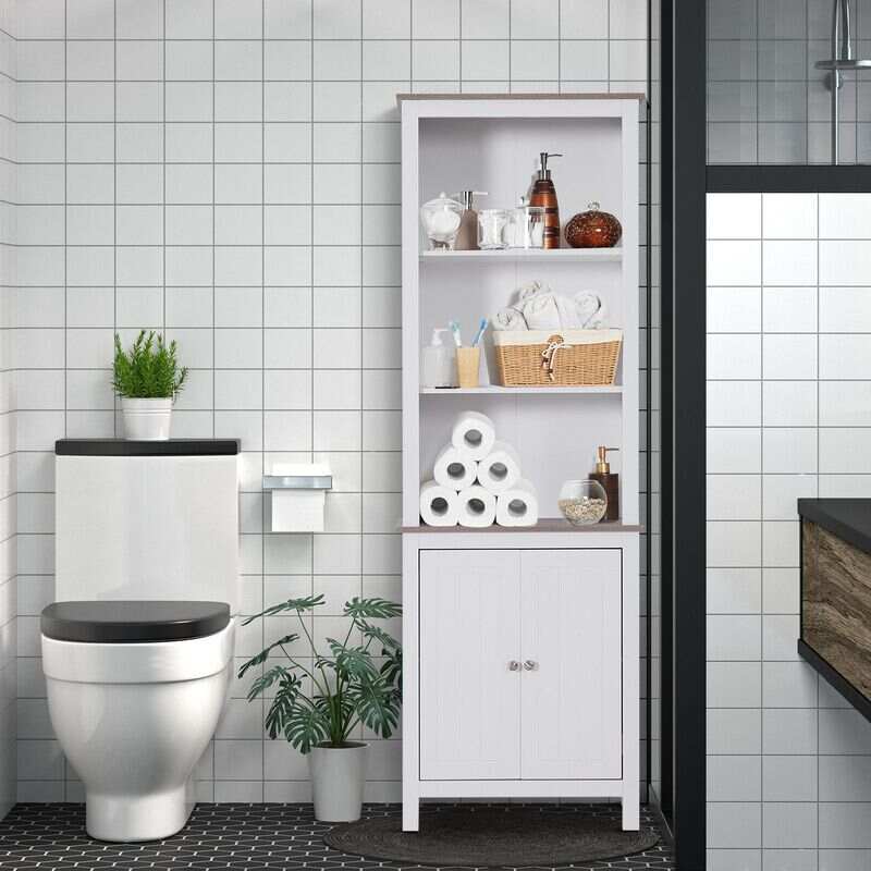 Halifax North America Slim Bathroom Storage Cabinet | Mathis Home