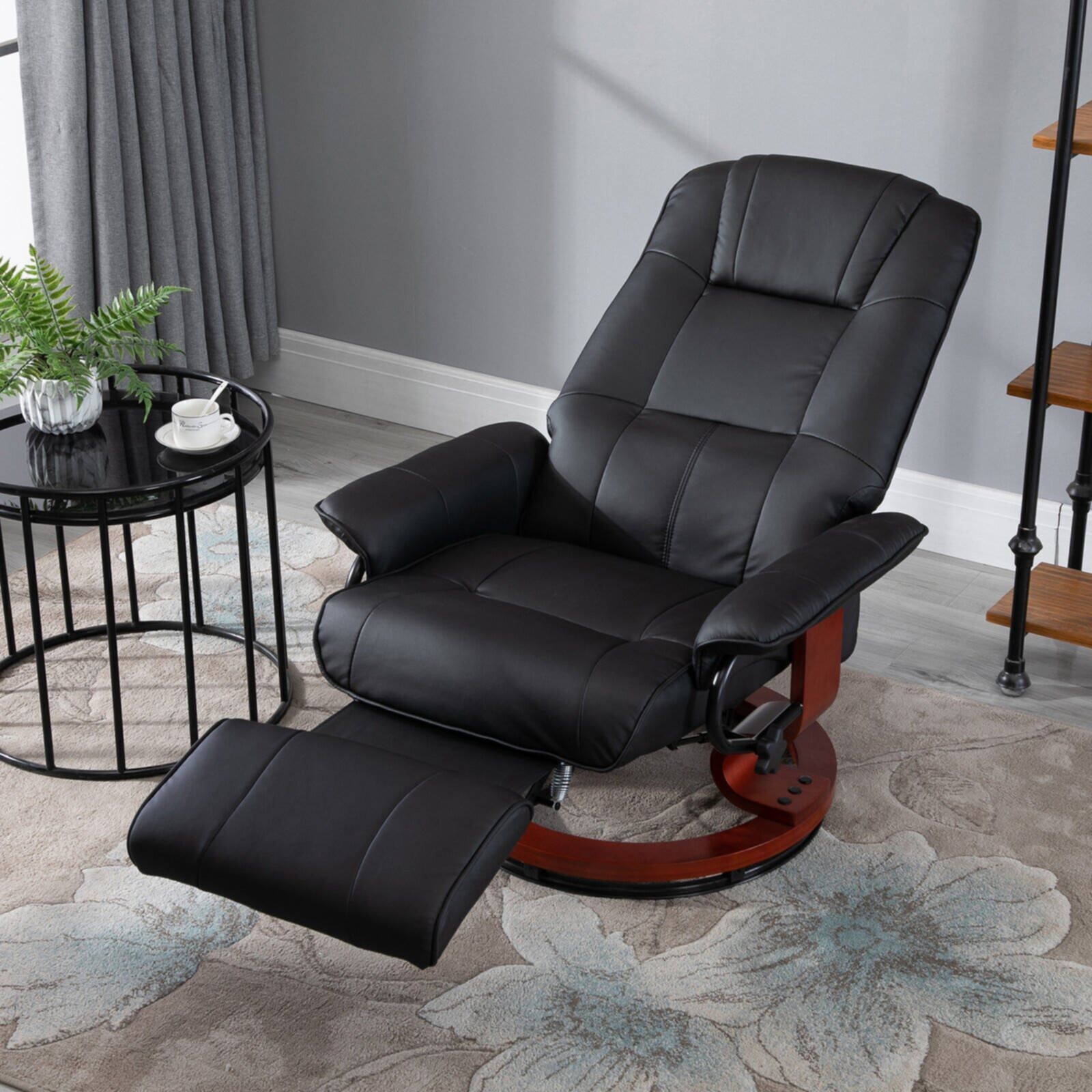 Recliner chair with footrest sales