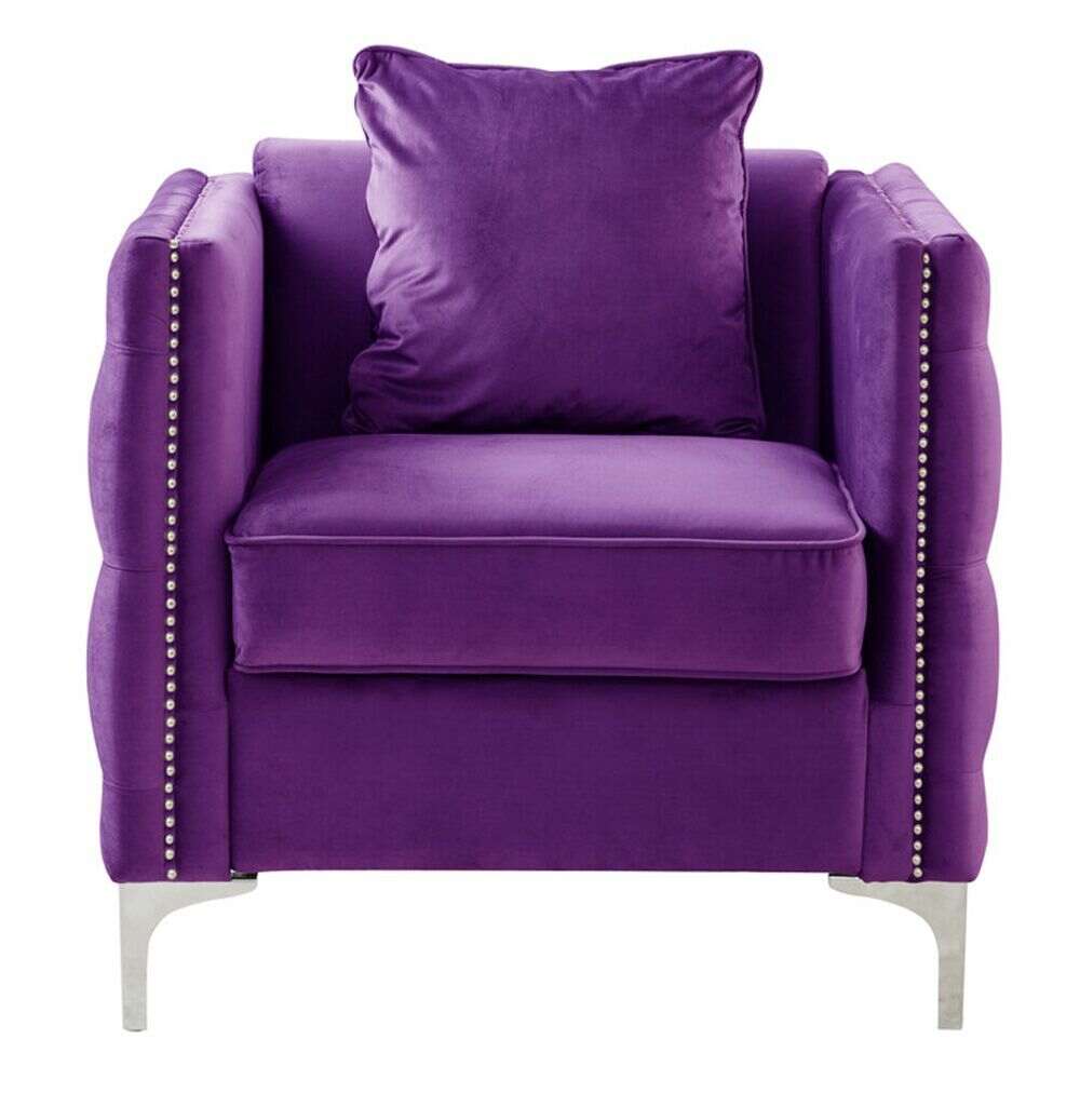 Purple hotsell chair pillow