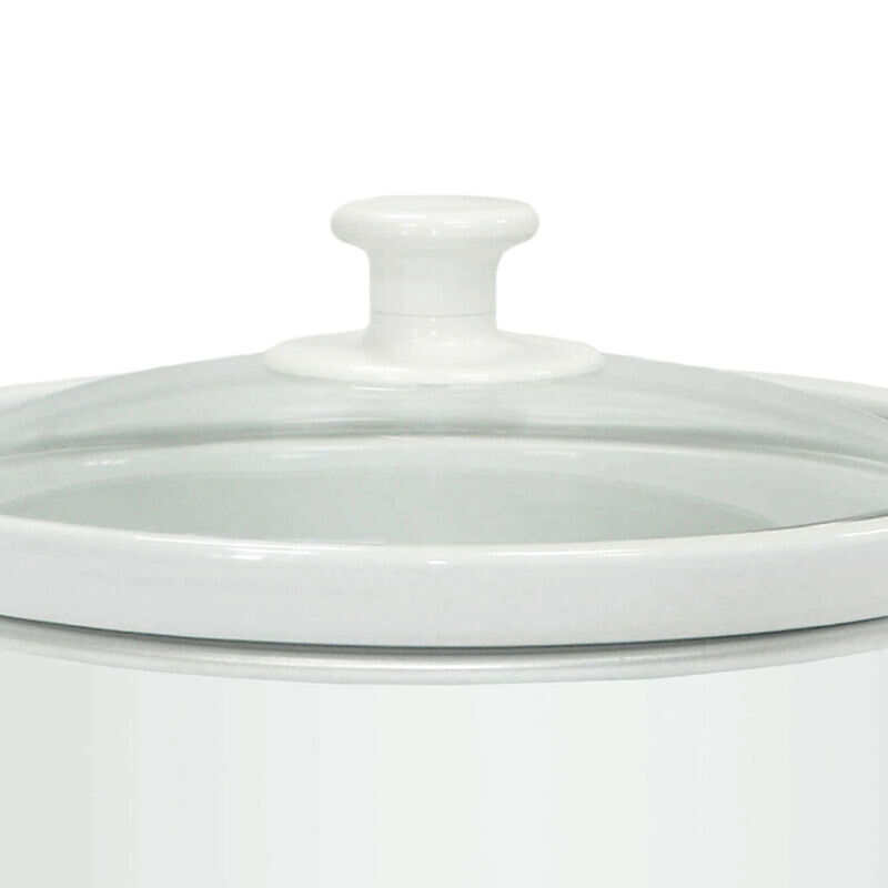 Brentwood 1.5 QT Slow Cooker in White