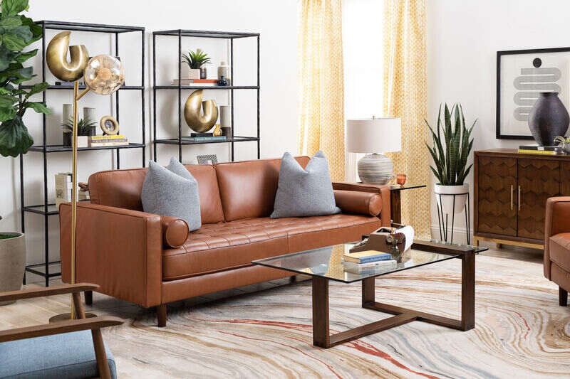 Baja Leather Sofa Mathis Home
