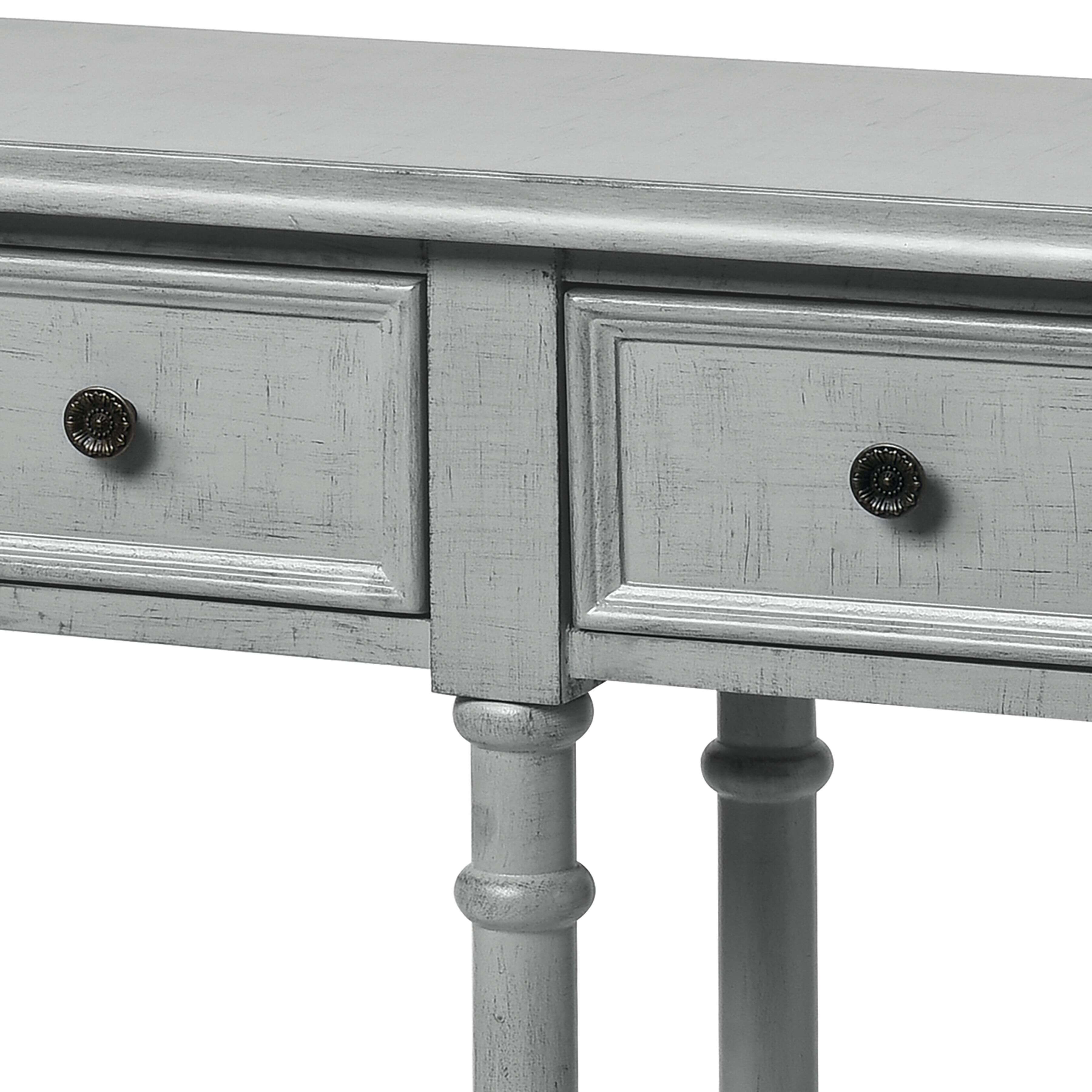 Hager Grey Console Table Mathis Home