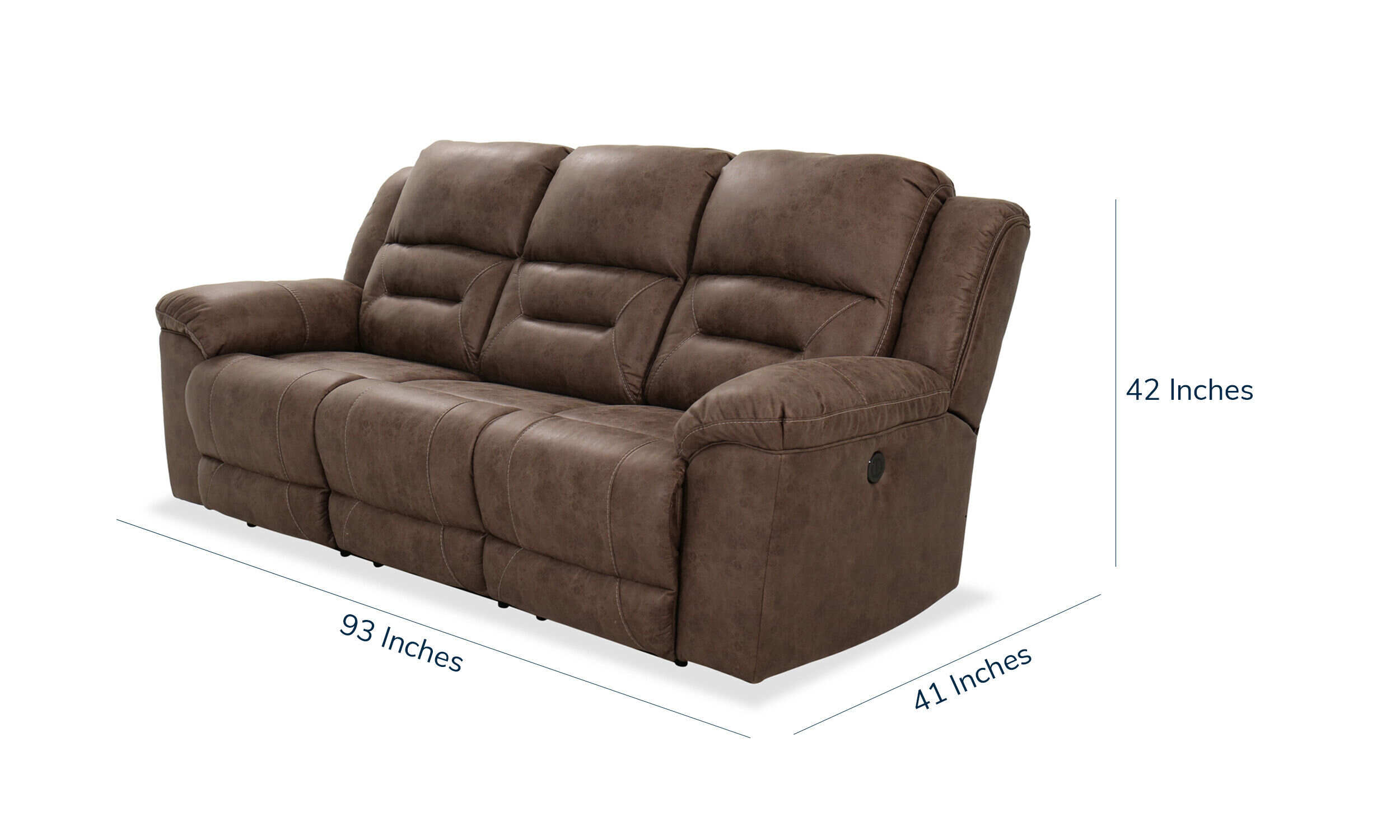 Ashley stoneland reclining clearance sofa