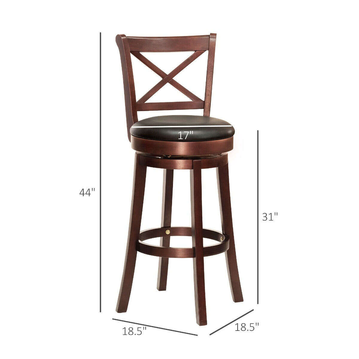 31 inch bar stools with outlet back