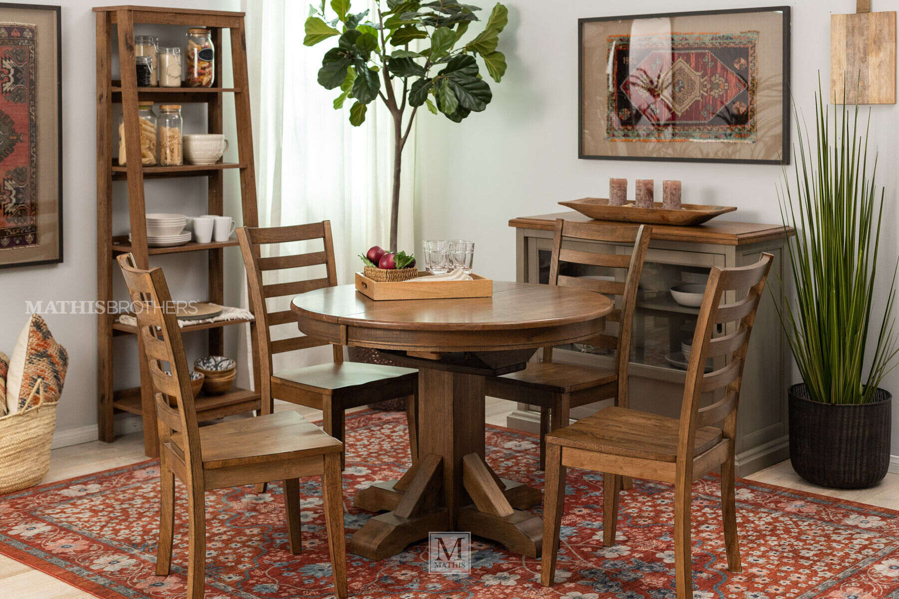 Carmel Pedestal Dining Table Mathis Home