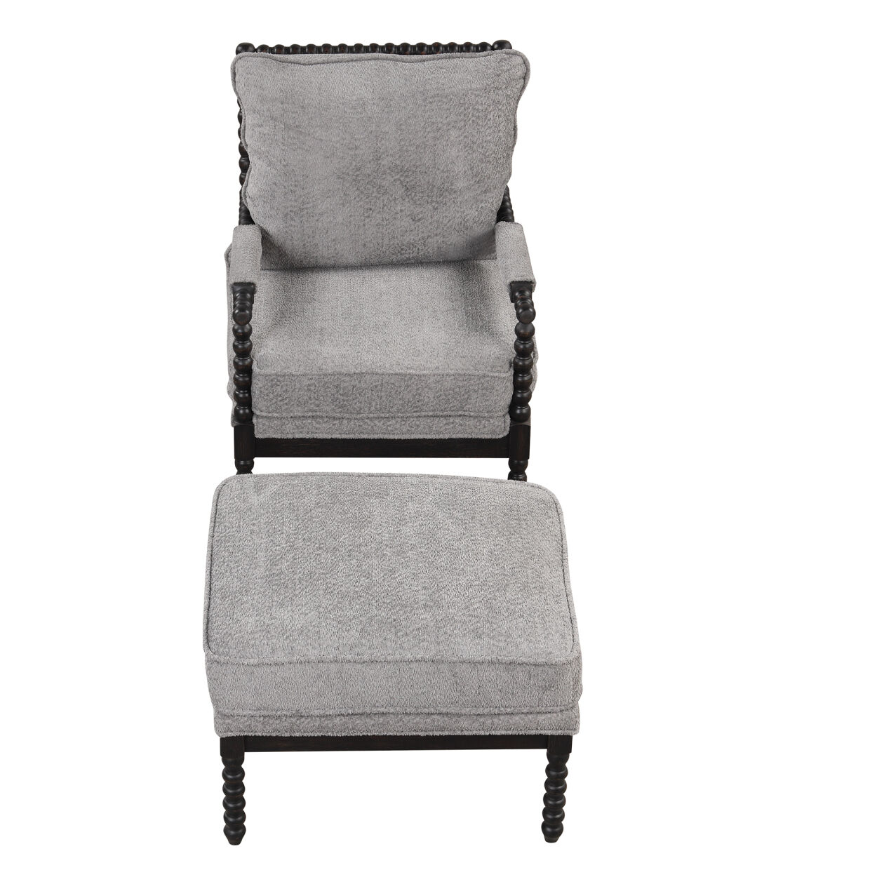 Black spindle accent chair deals