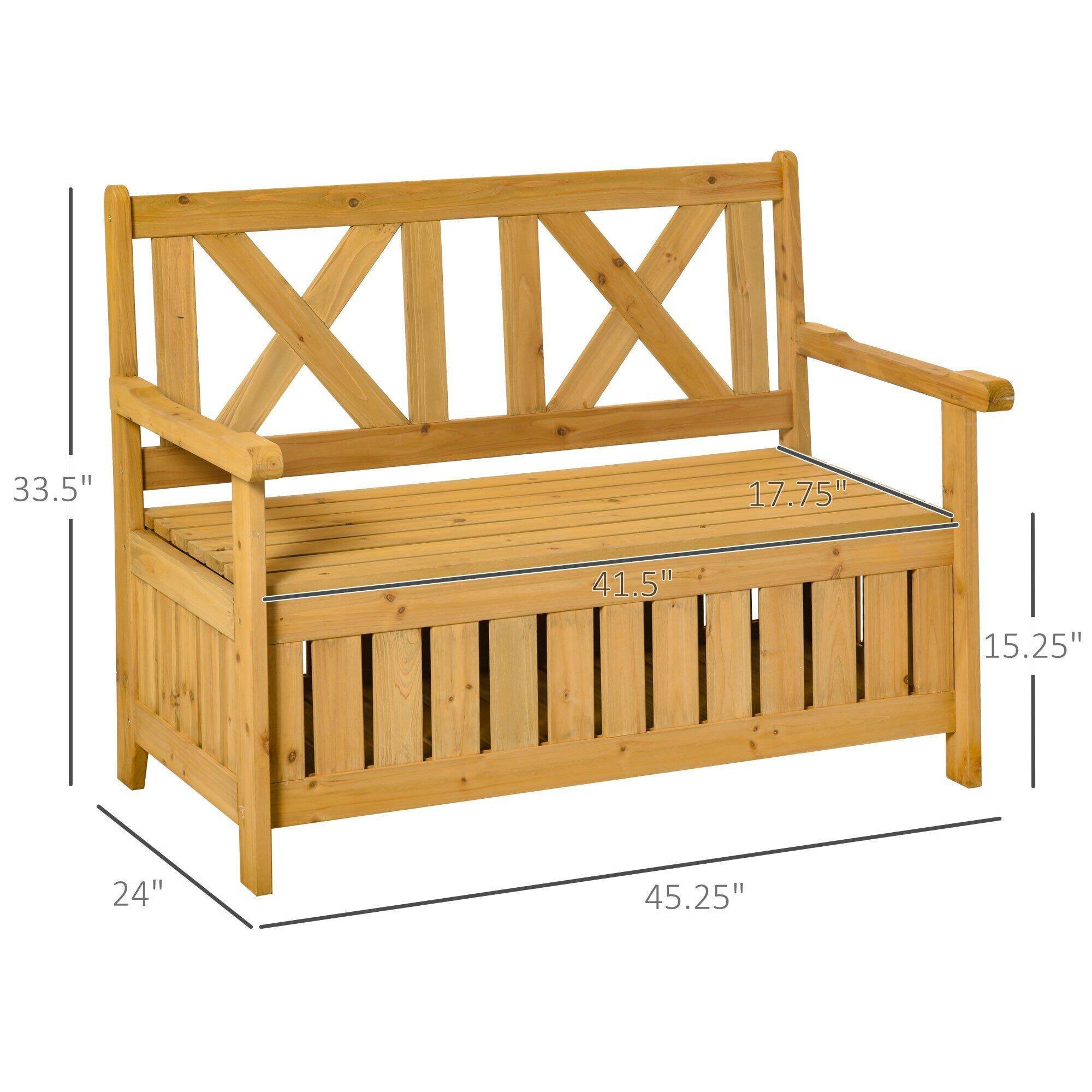 3 seater garden deals storage bench