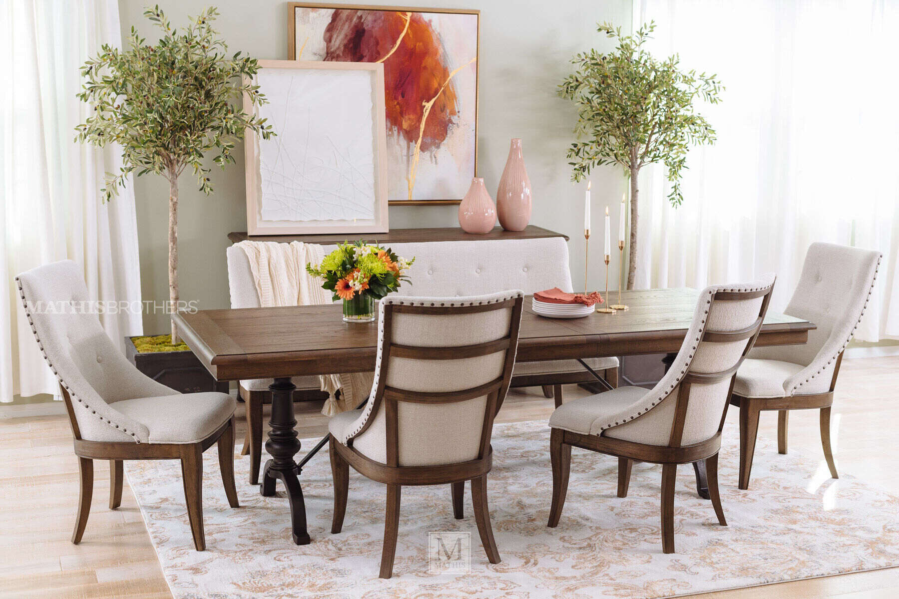 Mathis brothers on sale dining room chairs