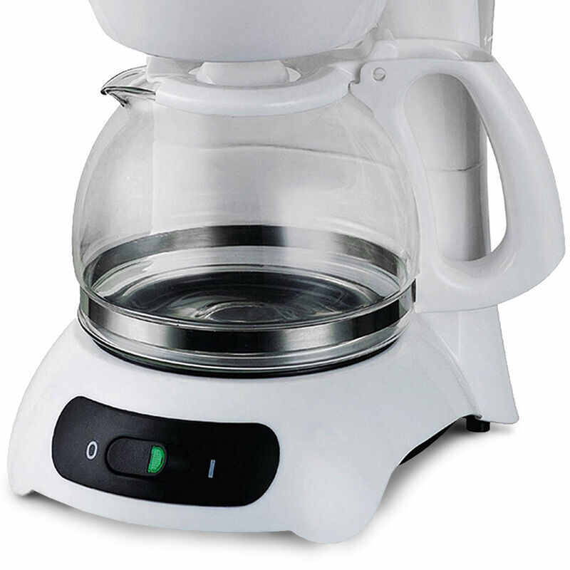  Continental Electric 4-Cup Coffee Maker, White: Drip  Coffeemakers: Home & Kitchen