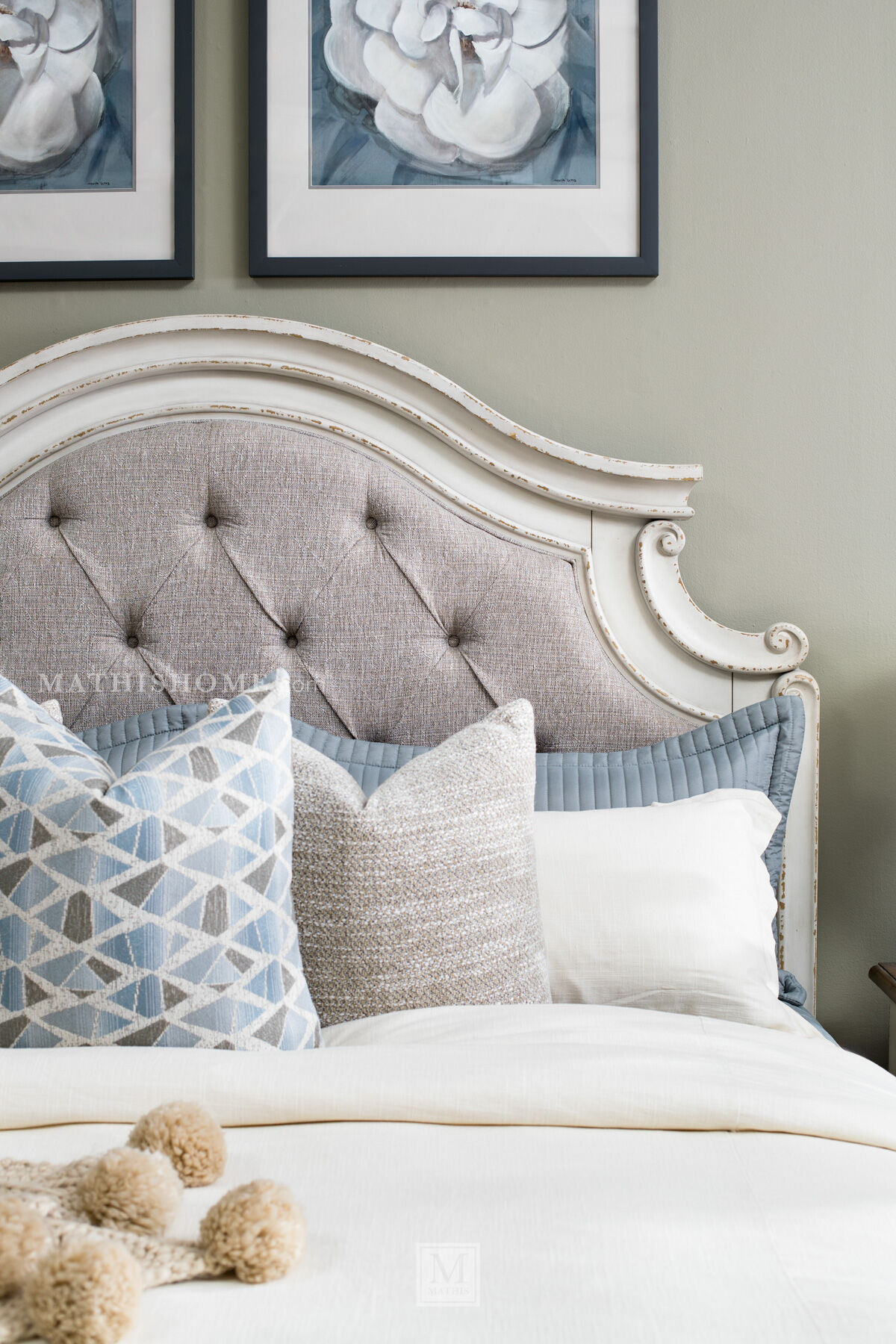 Annalise upholstered sales panel headboard
