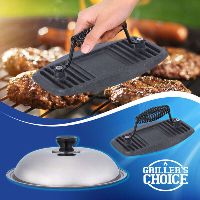 Grillers Choice - Ultimate Griddle Accessories Set - Metal Spatula Set for  Blackstone and Camp Chef, Commercial Heavy Duty Stainless Steel Grilling  Tools - Desi… in 2023