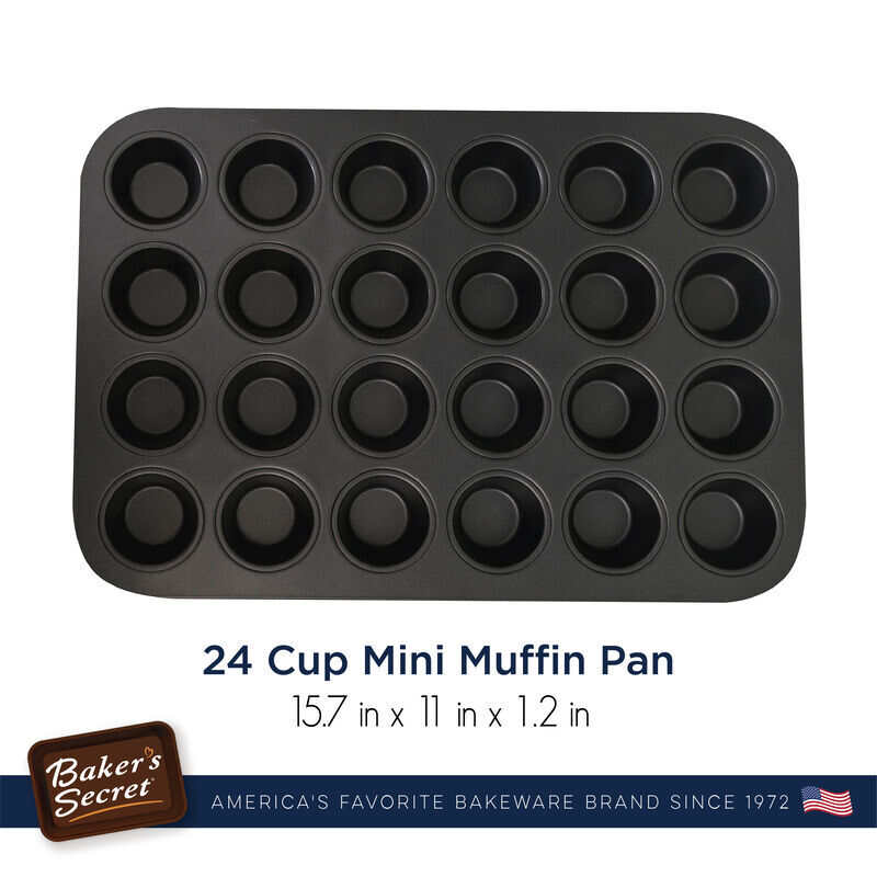 Baker's Secret Non-Stick 24 Cup Muffin Pan - 1 Each