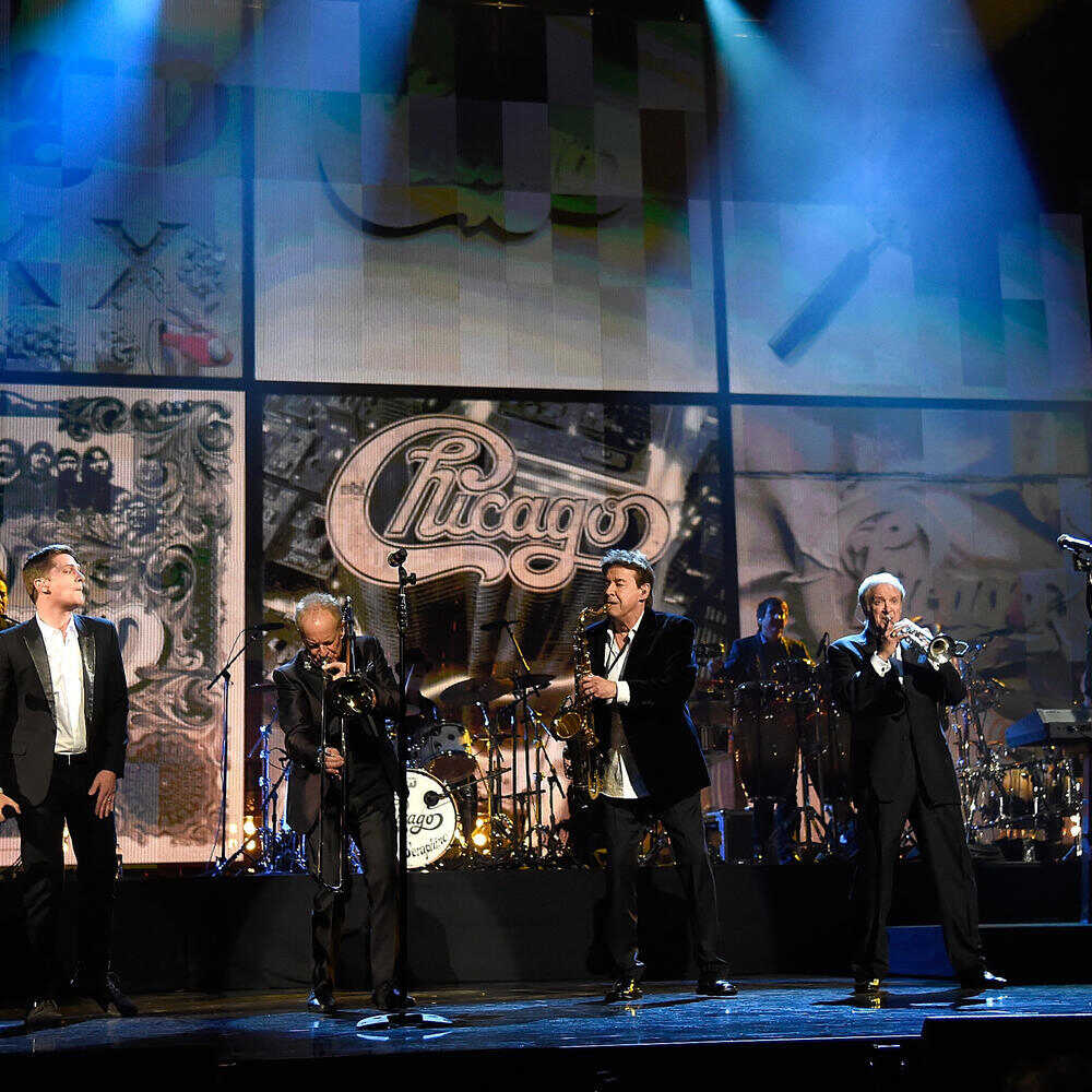 2016 Rock and Roll Hall of Fame Inductees Chicago Onstage at the Induction Ceremony