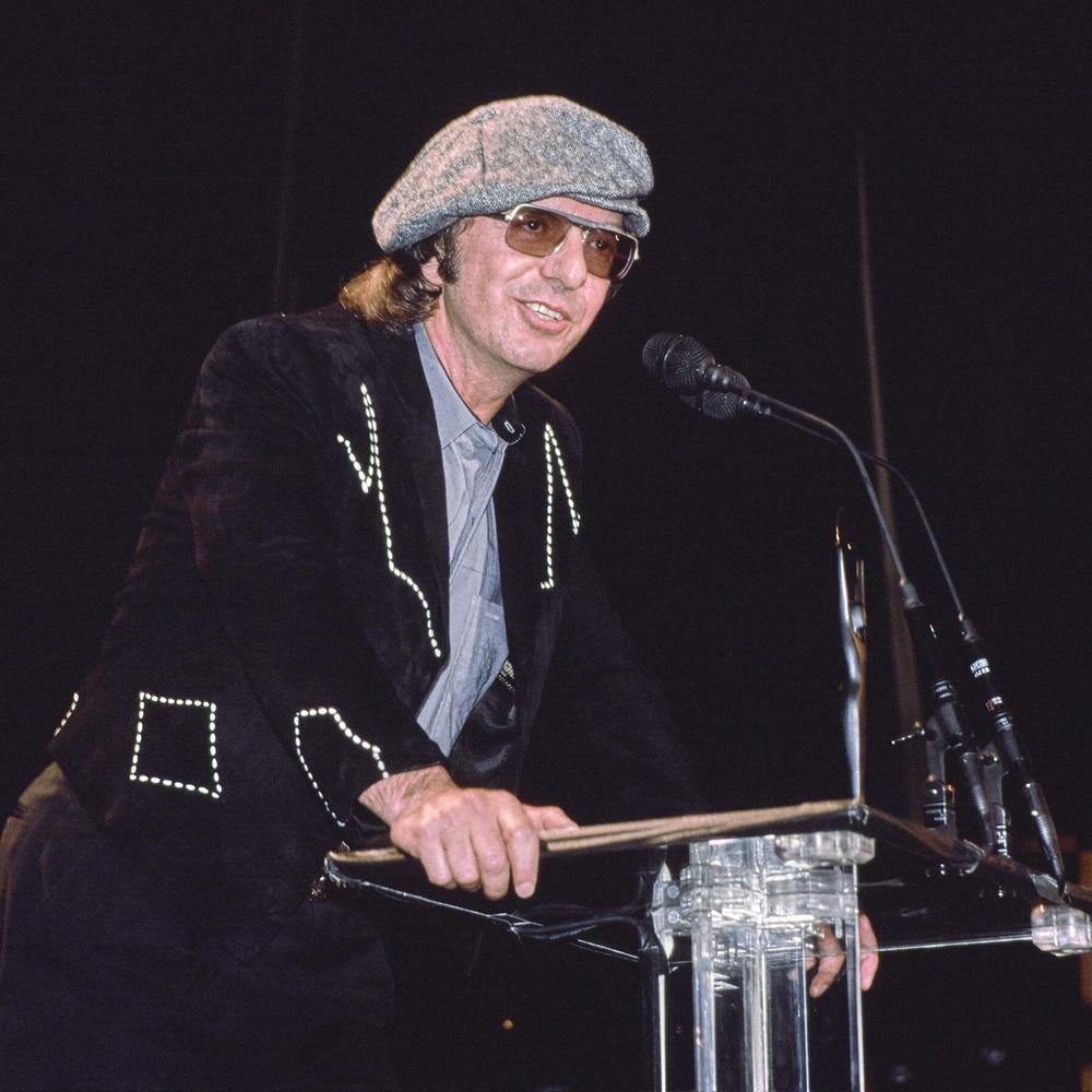 1989 Rock and Roll Hall of Fame Inductee Dion Onstage at the Induction Ceremony