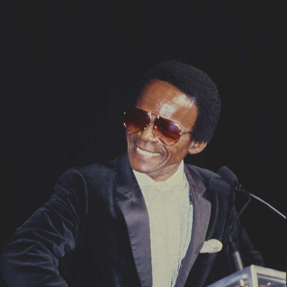 1990 Rock and Roll Hall of Fame Inductee Hank Ballard at the Induction Ceremony