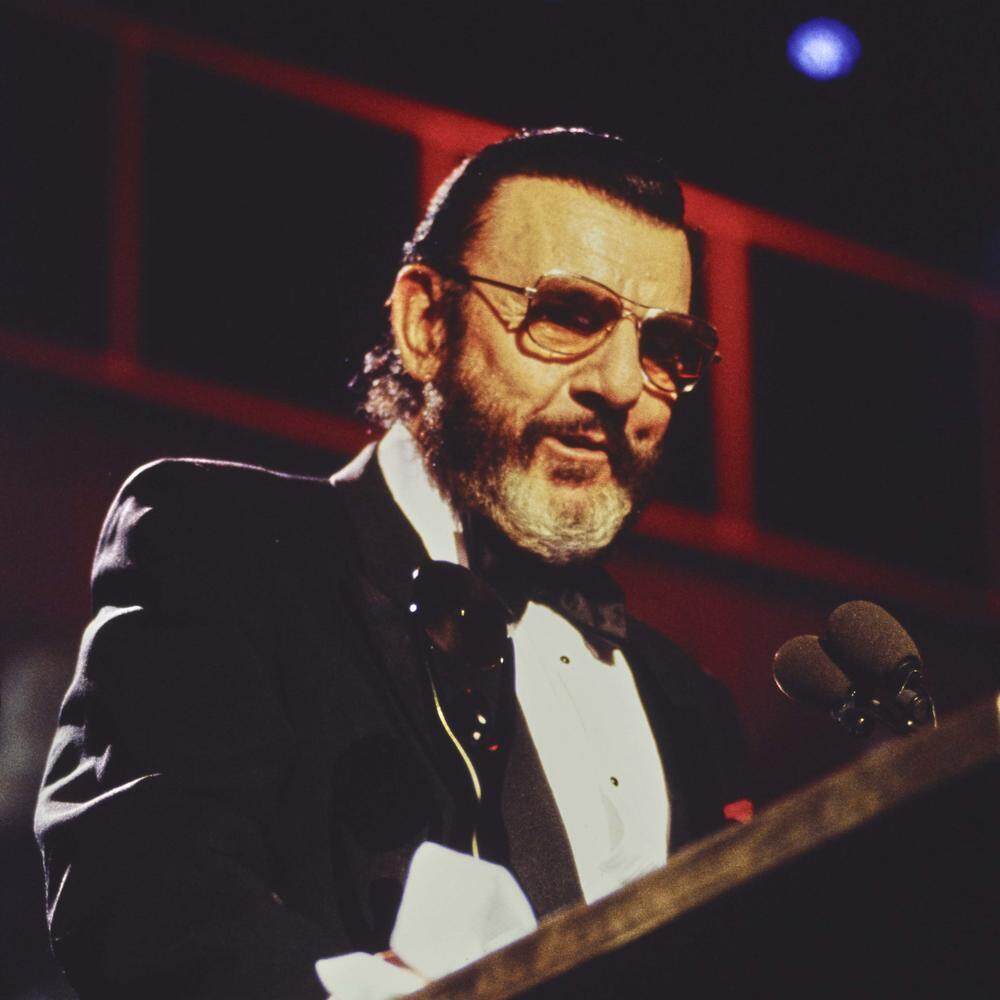 1994 Rock and Roll Hall of Fame Inductee Johnny Otis Onstage at the Induction Ceremony