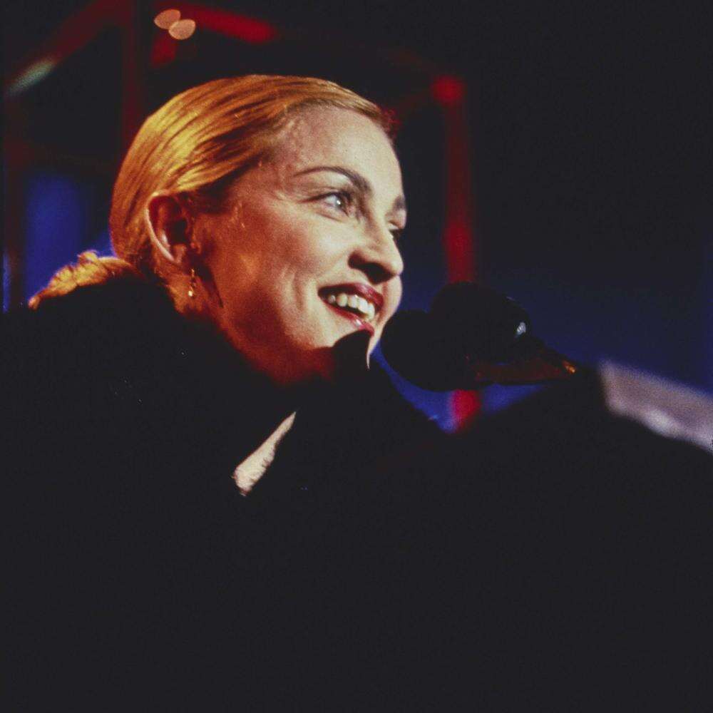 2008 Rock and Roll Hall of Fame Inductee Madonna Onstage at the Induction Ceremony