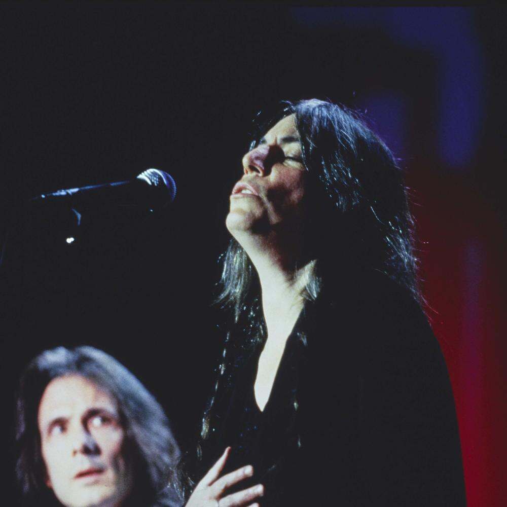 2007 Rock and Roll Hall of Fame Inductee Patti Smith Onstage at the Induction Ceremony