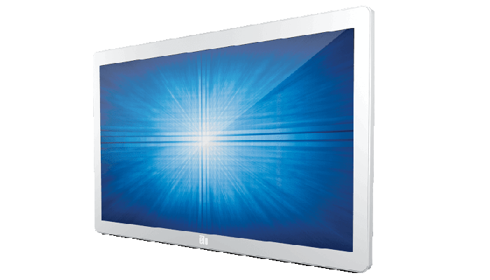 Elo 2403LM 24-Zoll-Monitor – FHD, Touchscreen, 10 Tasten, Medizinisch Zertifiziert (DICOM), Weiß