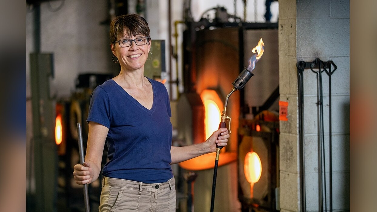 CSUSB professor and glass master Katherine Gray returns to