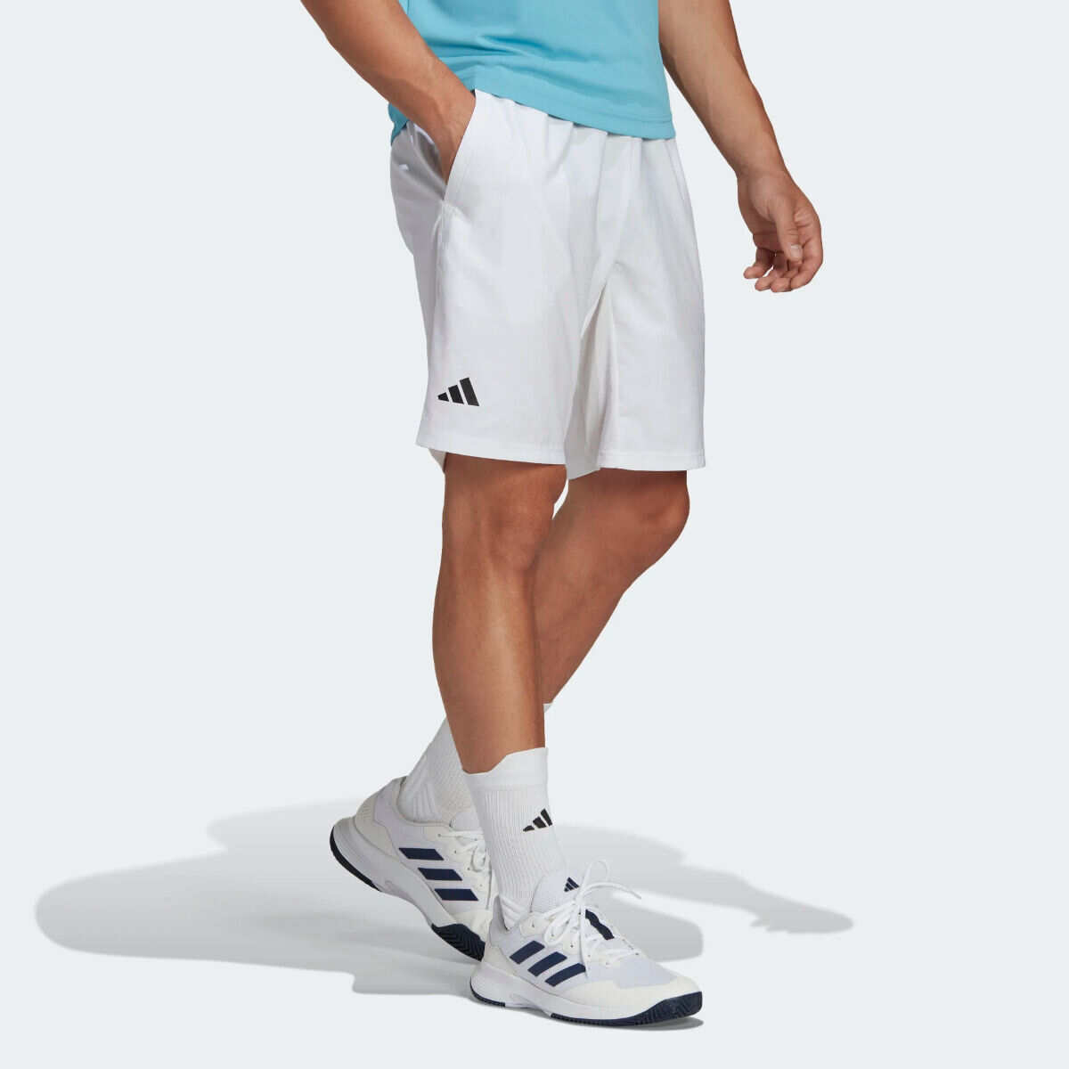 Adidas Club 3 Stripes Tennis Shorts Mens Christy Sports