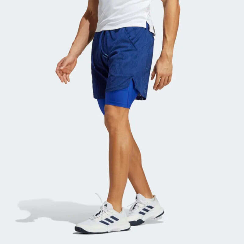 Adidas Melbourne Tennis Two-In-One 7 Shorts Mens