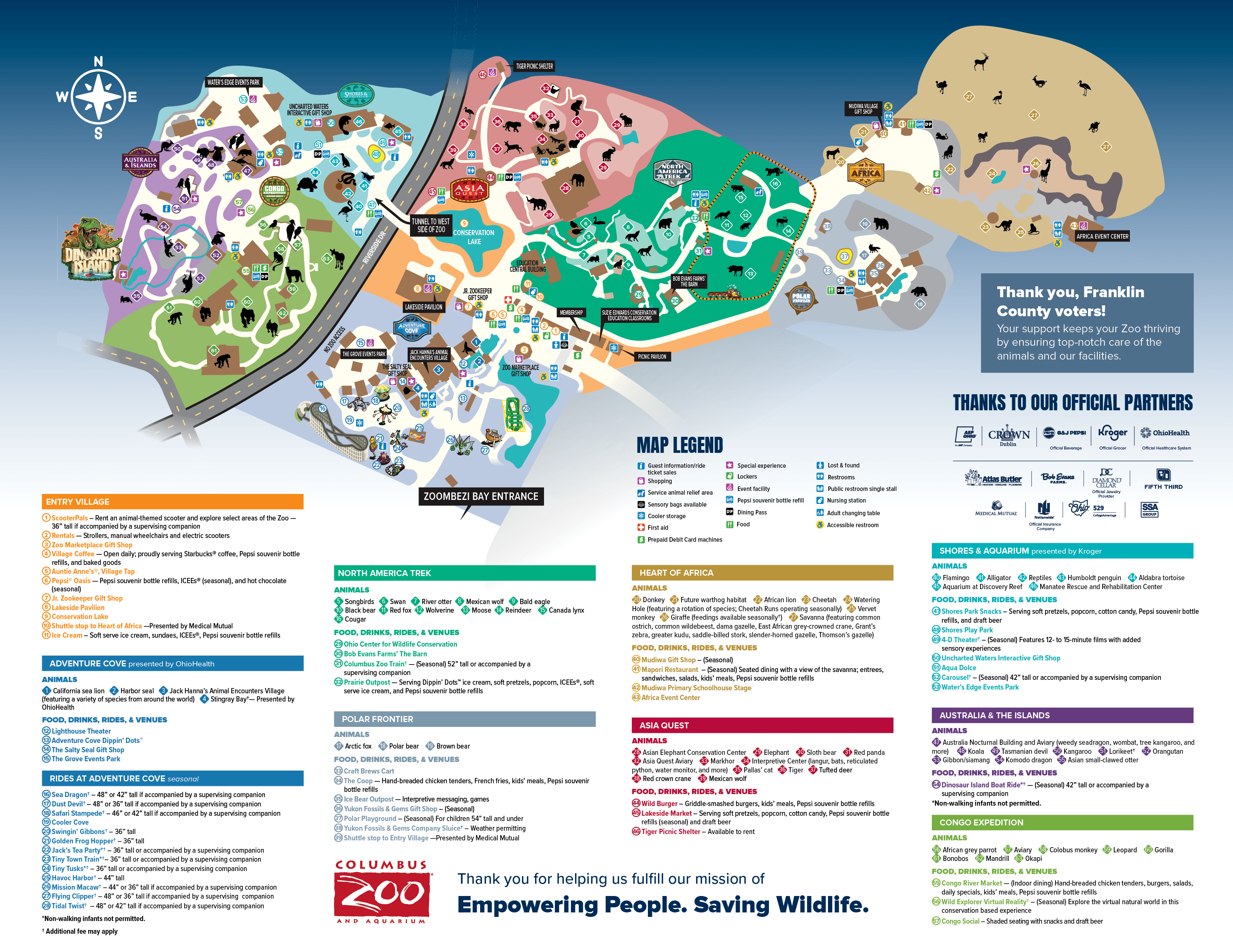 Columbus Zoo | Areas of the Zoo