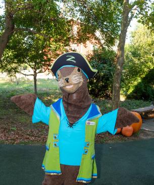 Boo at the Zoo character ambassador in Halloween costume