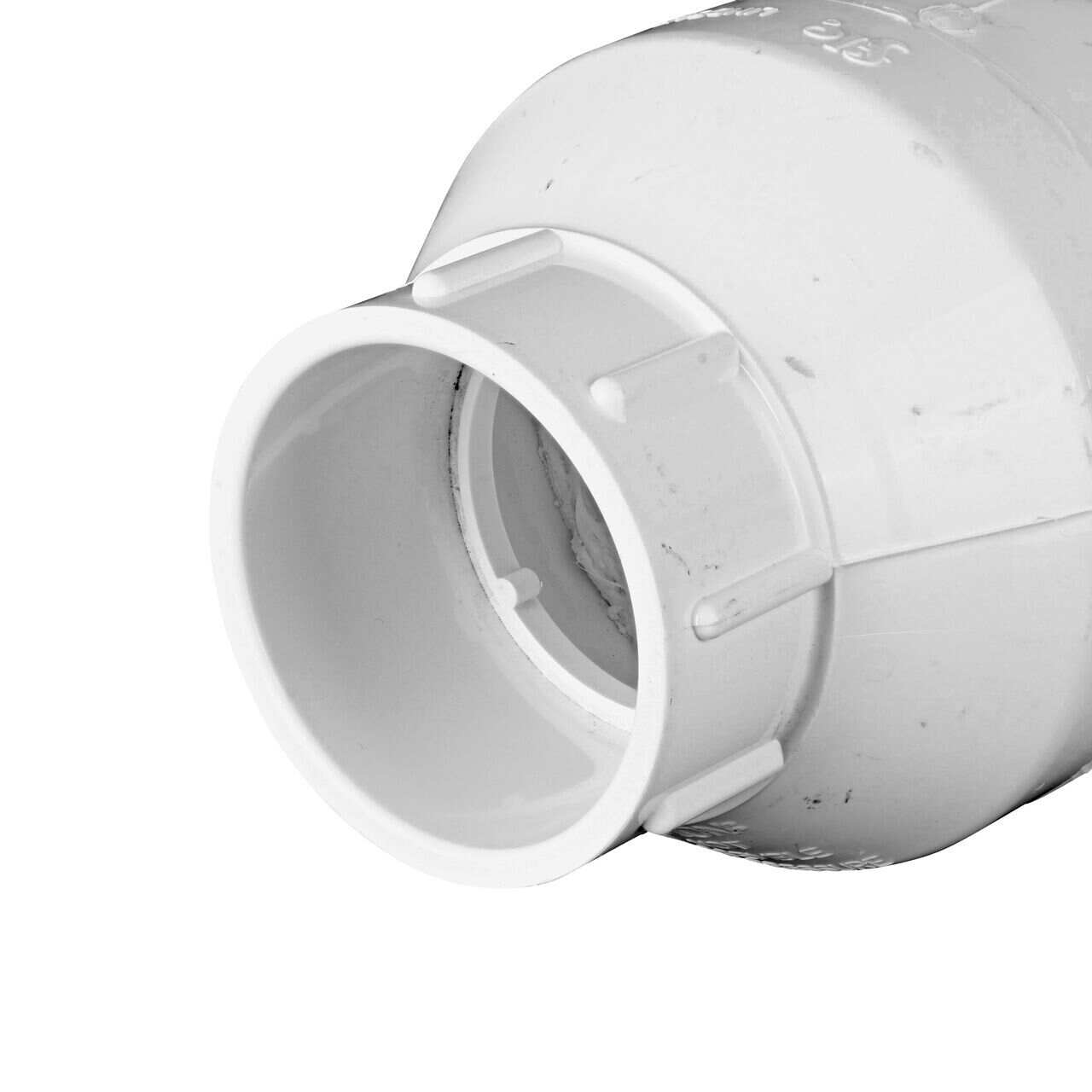 ② うぱこ　454570 PVC Swing Check Valve, 2 in. IPS FPT X FPT, White
